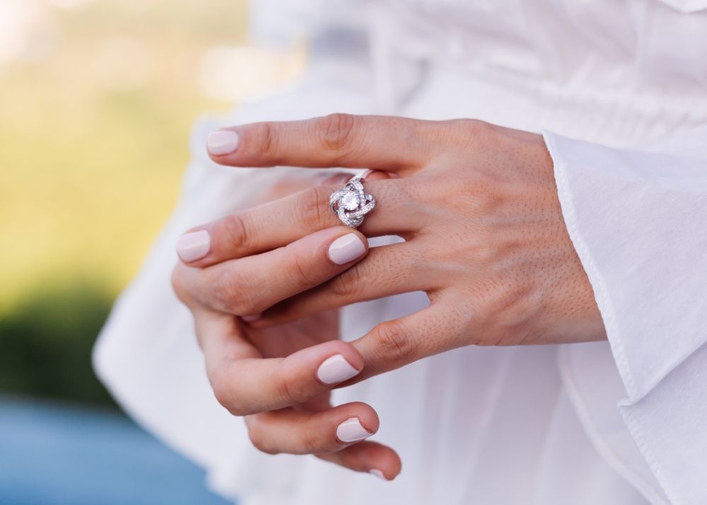 close shot of woman's hands